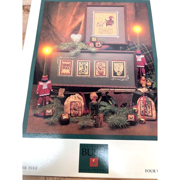 "Bucilla Shepherds Bush Good Yule Cross Stitch Pattern Book - Picture 2 of 3
